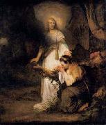 Carel fabritius Hagar and the Angel Sweden oil painting artist